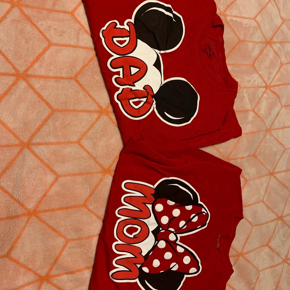 Mom and Dad Disney shirts